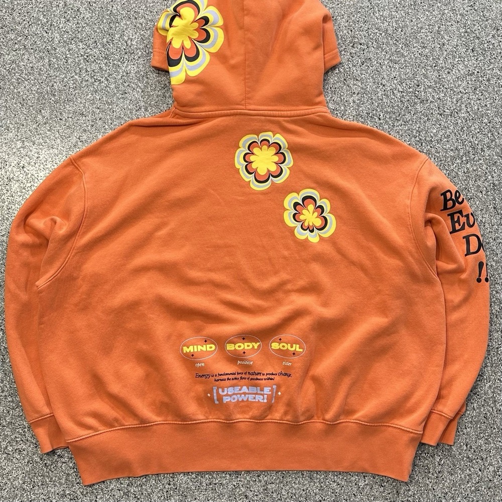 Nike Hoodie Womens XL Orange Recreation Club Pullover Better Everyday CPFM Sun - Picture 5 of 12